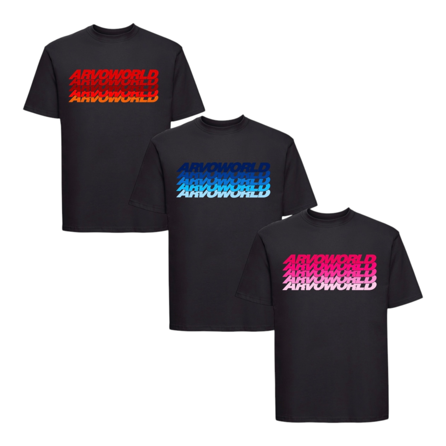 Gradient tee triple pack